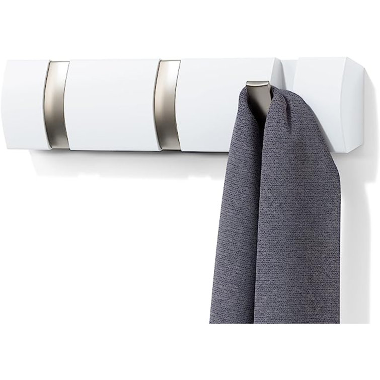 Ivy Bronx Solid Wood Wall 3 Hook Wall Mounted Coat Rack Wayfair Canada